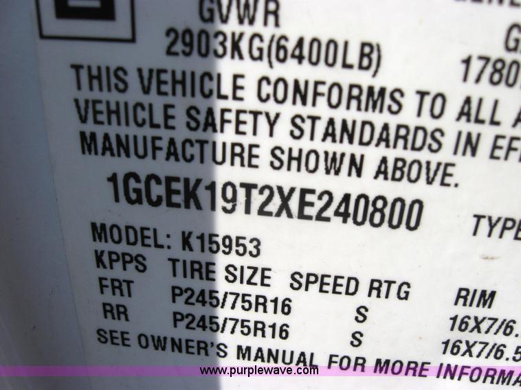 image for item 2571 1999 Chevrolet 1500