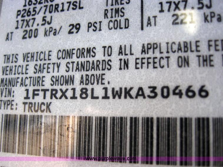 image for item 2577 1998 Ford F-150