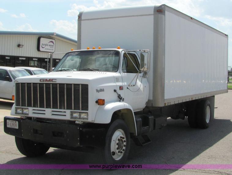 image for item 6680 1989 GMC 7000 Top Kick box truck