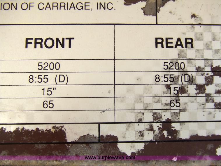 image for item 7118 1992 Carriage Carrie Lite fifth wheel camper