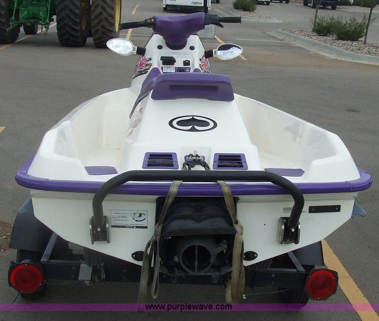 image for item 7120 1999 GTS Bombardier sea doo jet ski with trailer