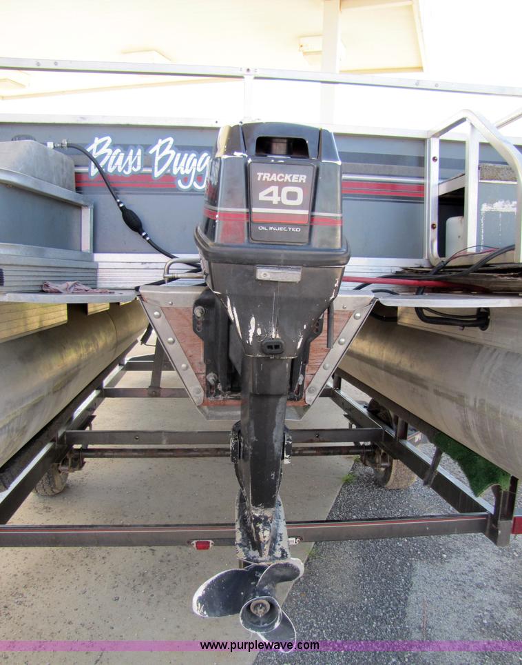 image for item 7158 1990 Bass Buggy Sun Tracker DL pontoon boat