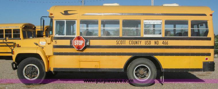 image for item 7715 1992 Ford B700 35 passenger bus
