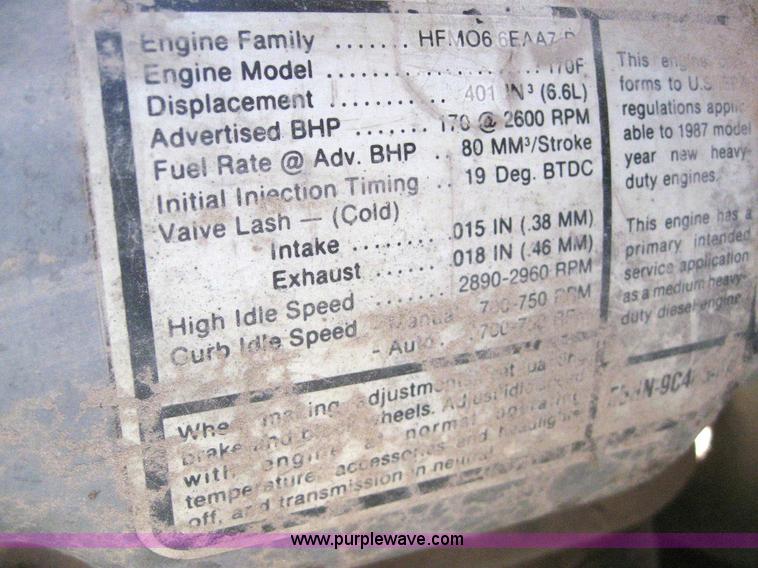 image for item 7715 1992 Ford B700 35 passenger bus