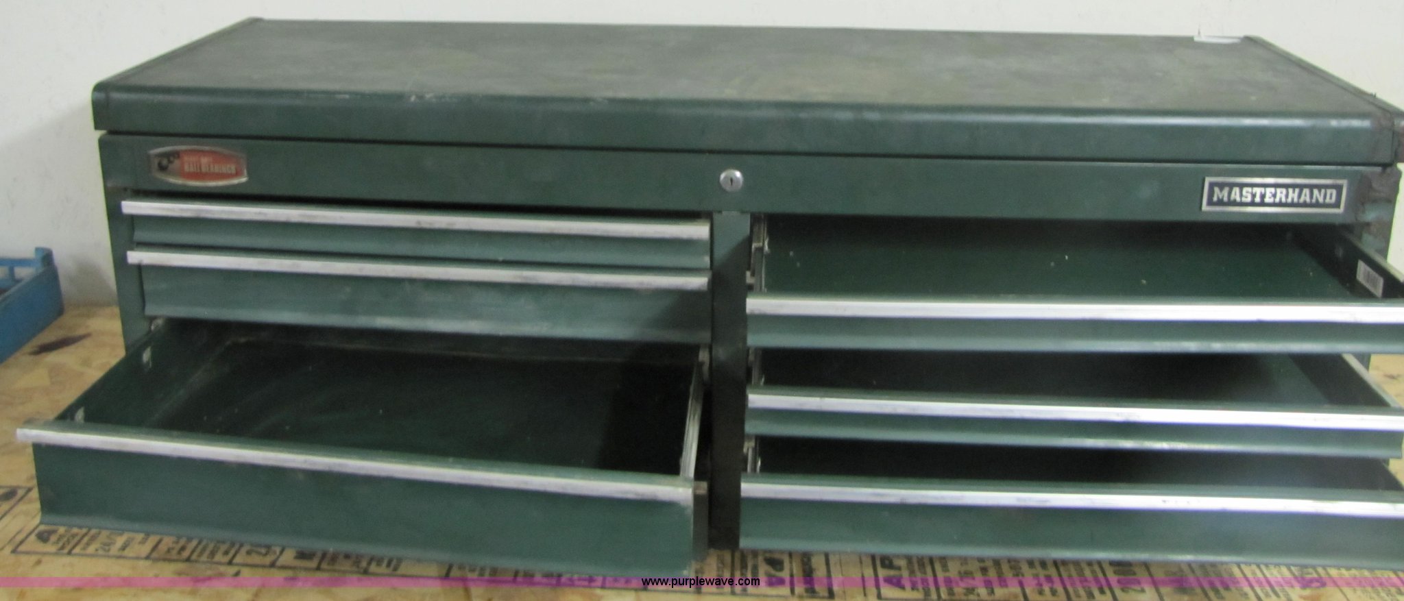 Master Hand tool box in Nortonville, KS Item 7165 sold Purple Wave