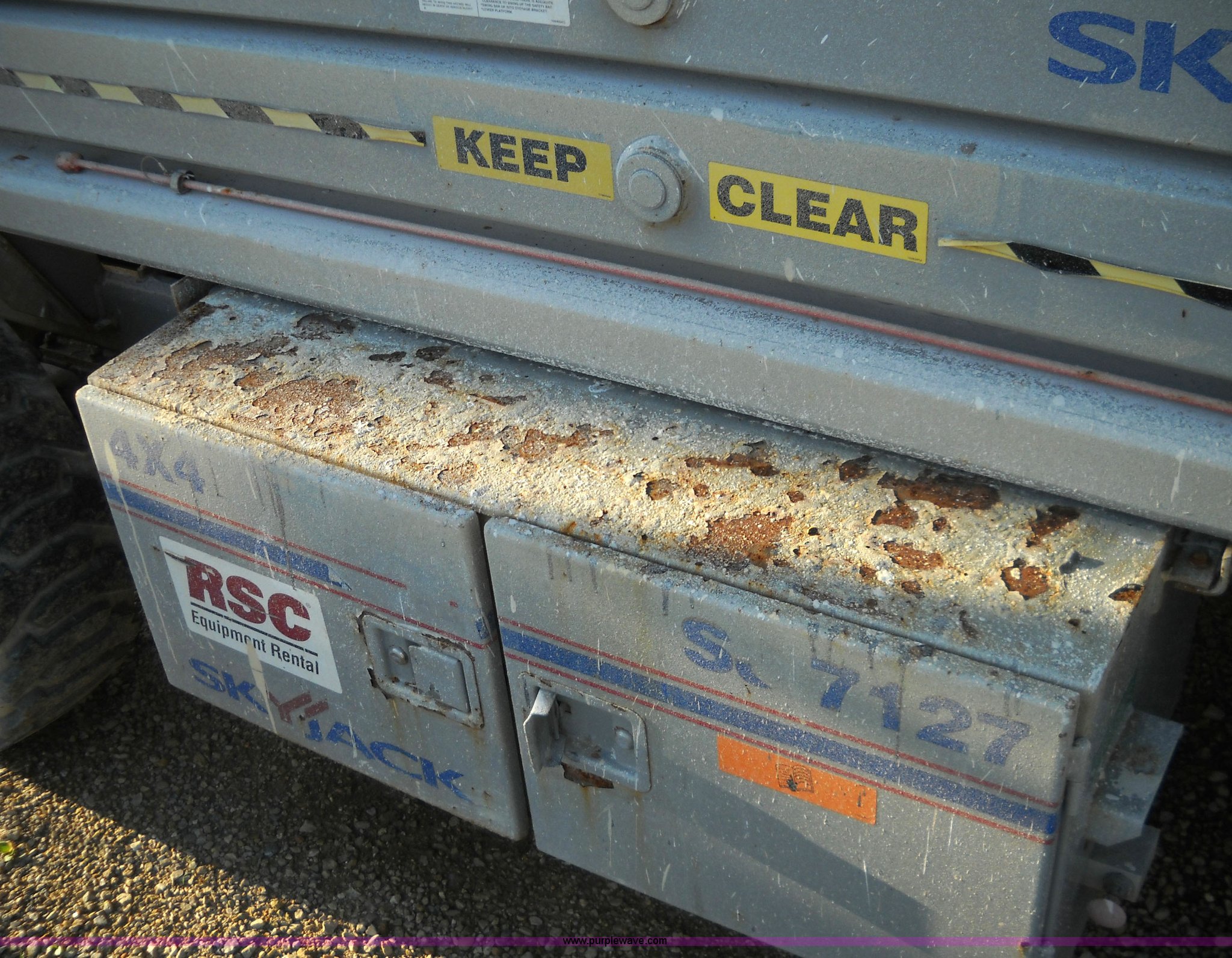 2005 Skyjack SJ7127DF scissor lift in Osage Beach, MO Item 8753 sold