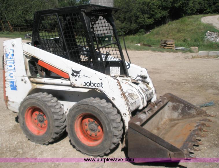 image for item 1001 1993 Bobcat 753 skid steer