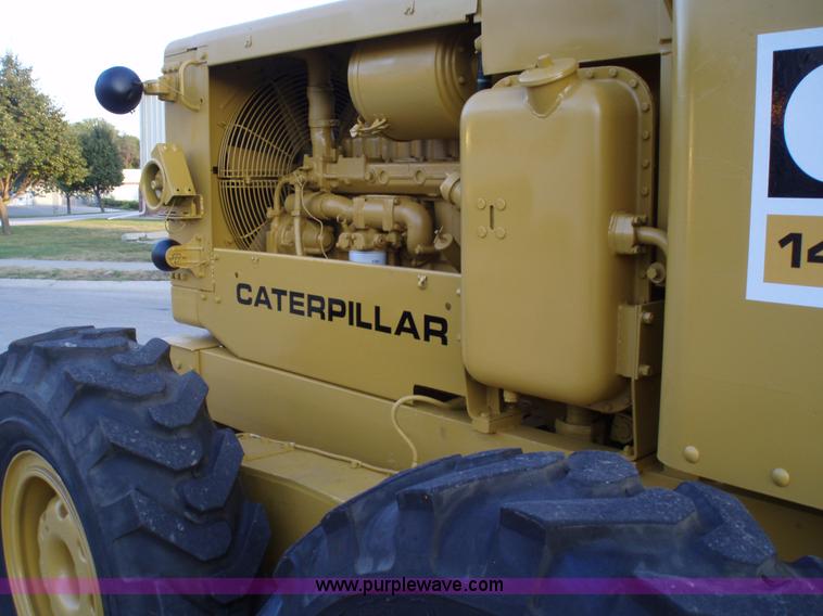 image for item 1752 1969 Caterpillar 14E motor grader
