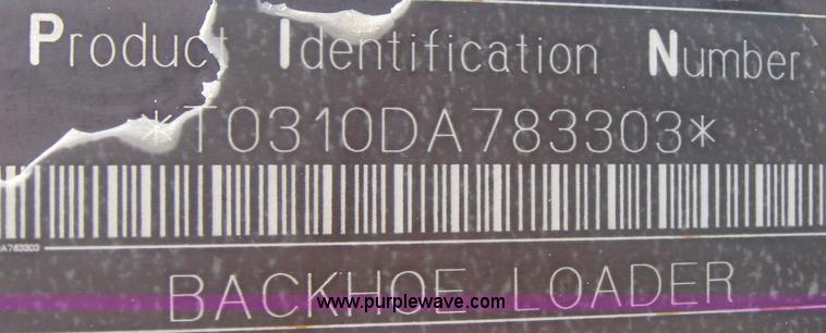 image for item 2045 1992 John Deere 310D back hoe