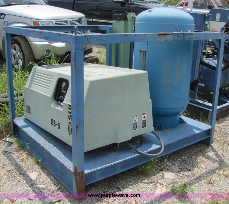 image for item 3061 2003 Sullair EX-6 skid mounted air compressor