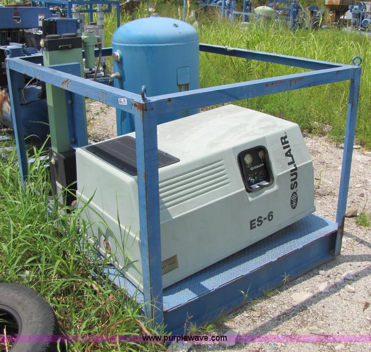 image for item 3061 2003 Sullair EX-6 skid mounted air compressor