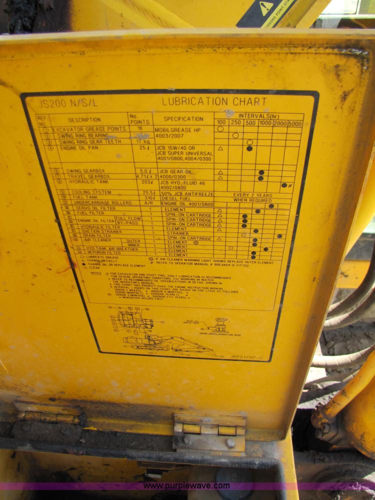 image for item 3574 1999 JCB JS200L excavator