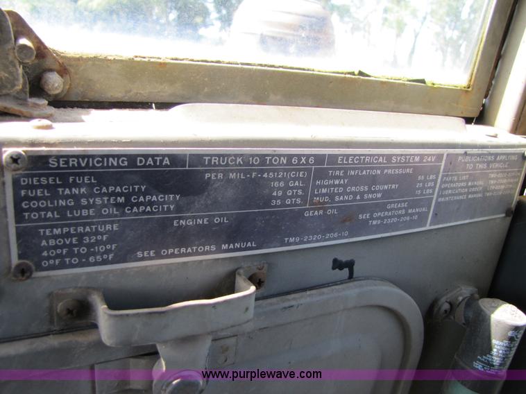 image for item 3577 1969 10-ton Army Truck 6x6 dump truck