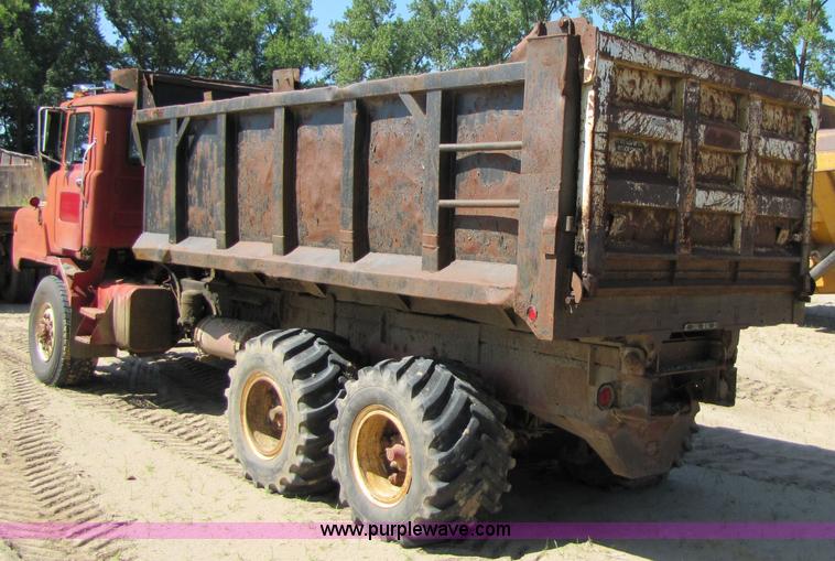 image for item 3578 1973 Mack 6x6 dump truck