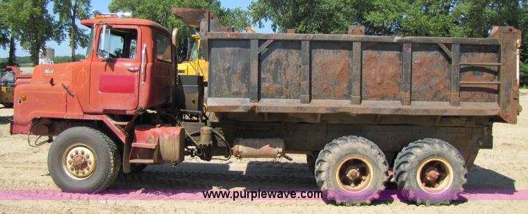image for item 3578 1973 Mack 6x6 dump truck