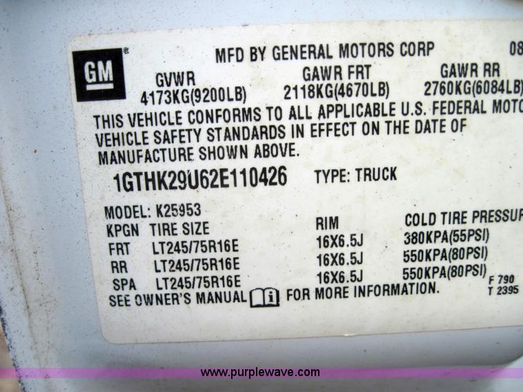 image for item 4006 2002 GMC Sierra K2500 HD pickup truck
