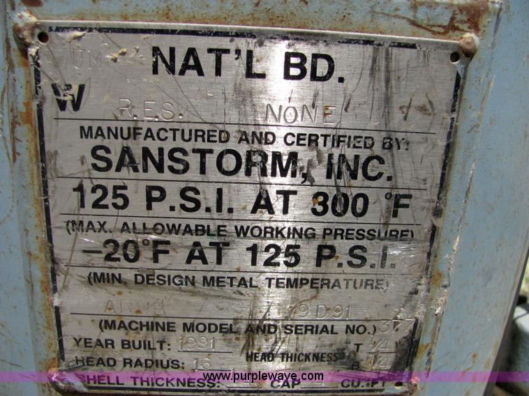 image for item 4740 1991 Sanstorm ARWB sand blaster