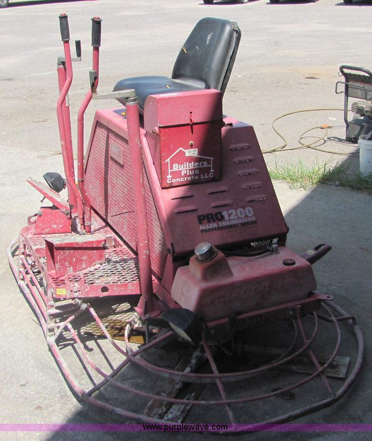 image for item 4783 Razor Back 525 riding power trowel