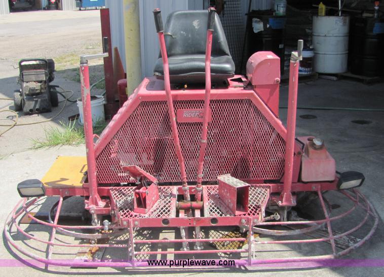 image for item 4783 Razor Back 525 riding power trowel