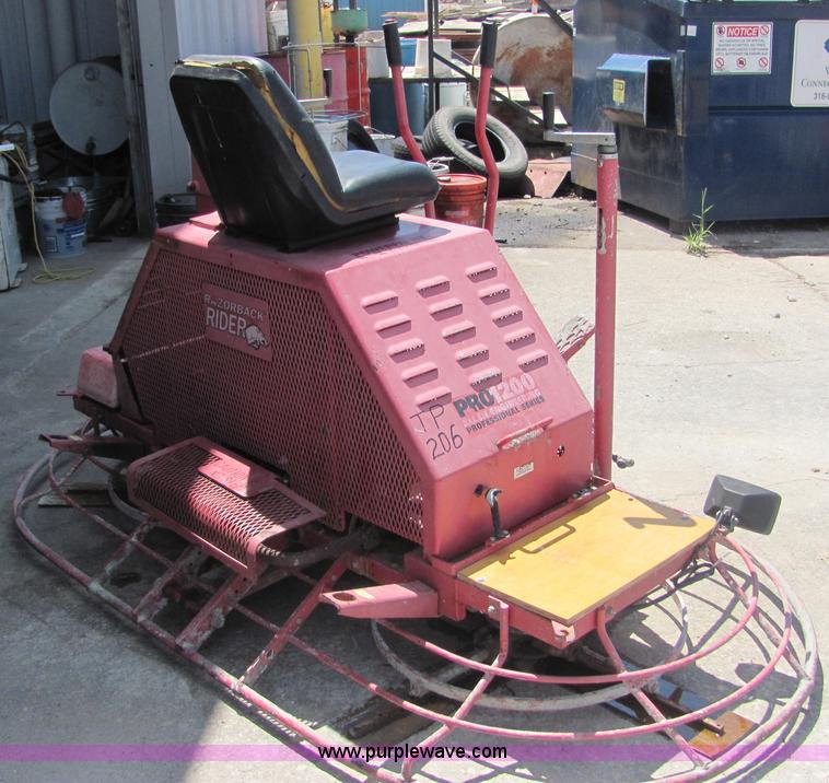 image for item 4783 Razor Back 525 riding power trowel