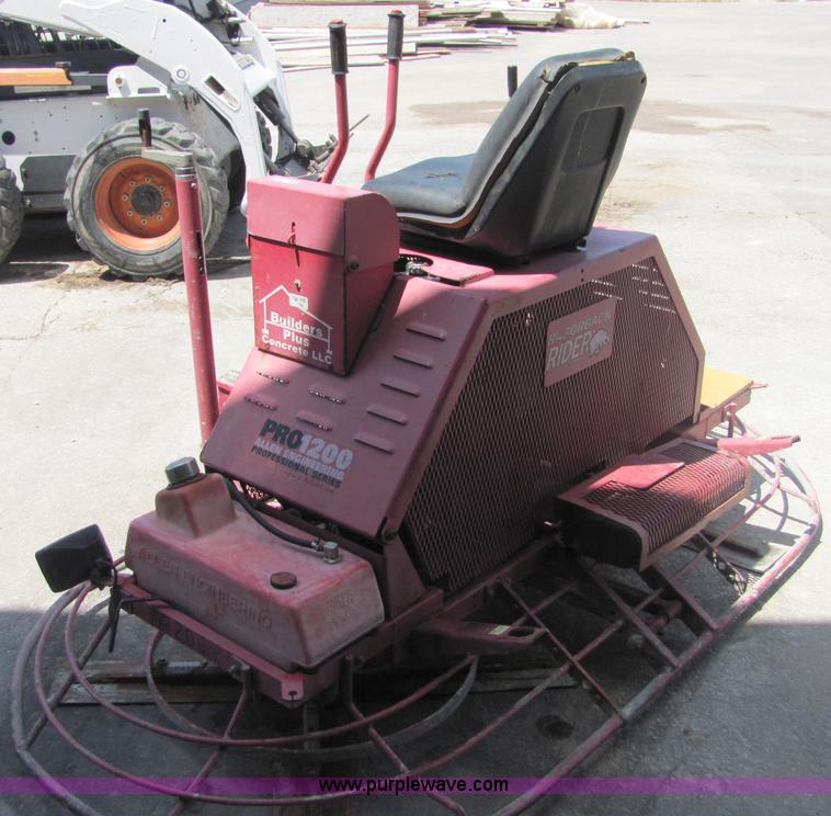 image for item 4783 Razor Back 525 riding power trowel