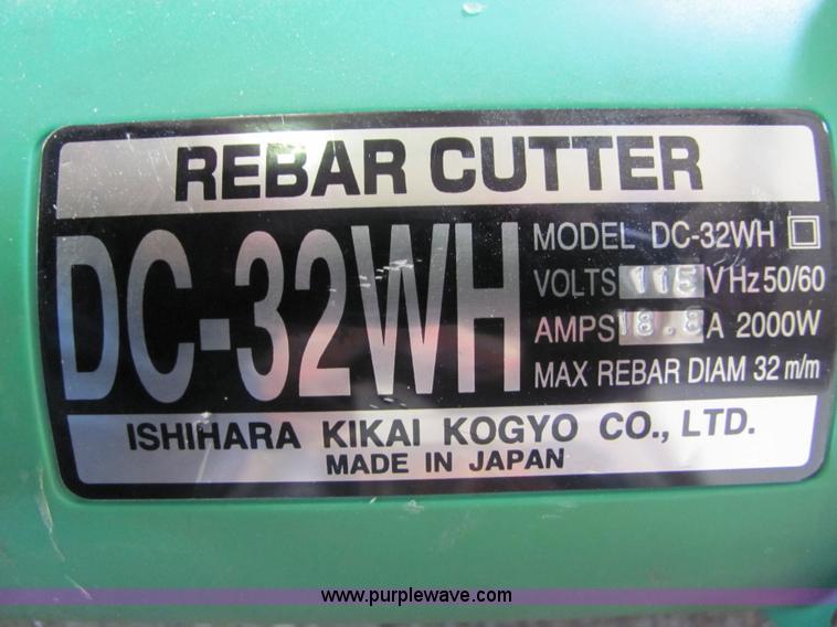 image for item 4786 Diamond DC-32WH electric rebar cutter