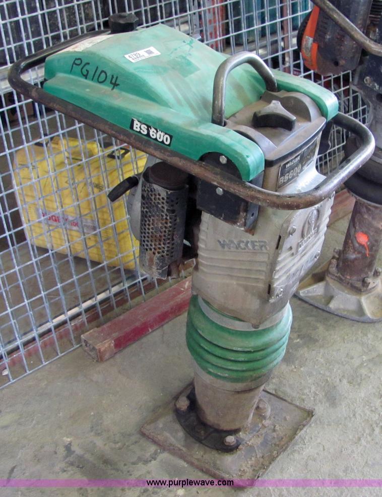 image for item 4789 Wacker Jumping Jack BS600 compactor