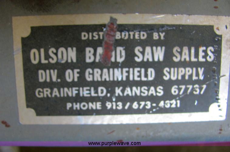 image for item 4803 Olson band saw