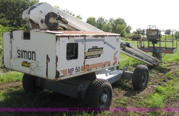 image for item 5043 Simon MP50 rough terrain telescoping boom lift