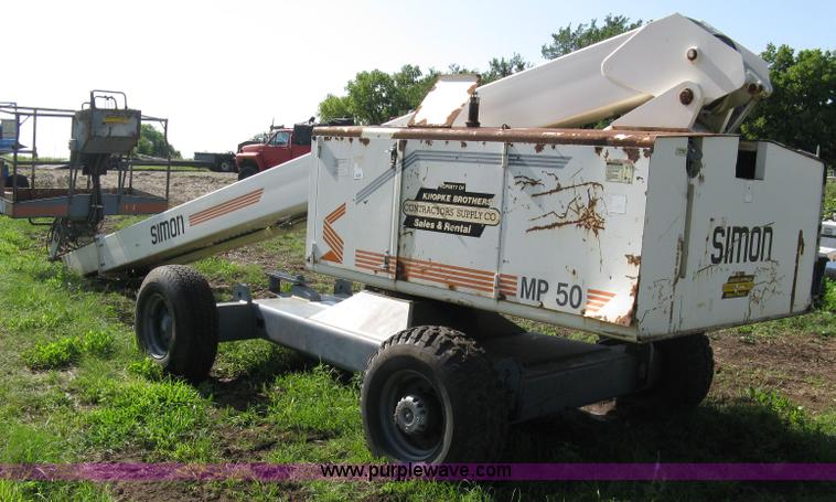 image for item 5043 Simon MP50 rough terrain telescoping boom lift