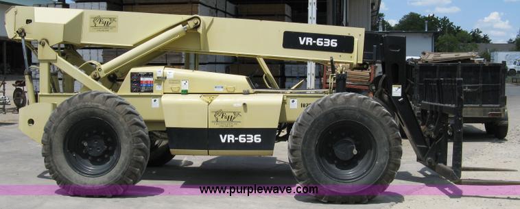 image for item 5058 1999 Ingersoll Rand VR-636 RT telehandler