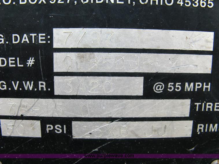 image for item 5085 1997 Leroi 185 compressor