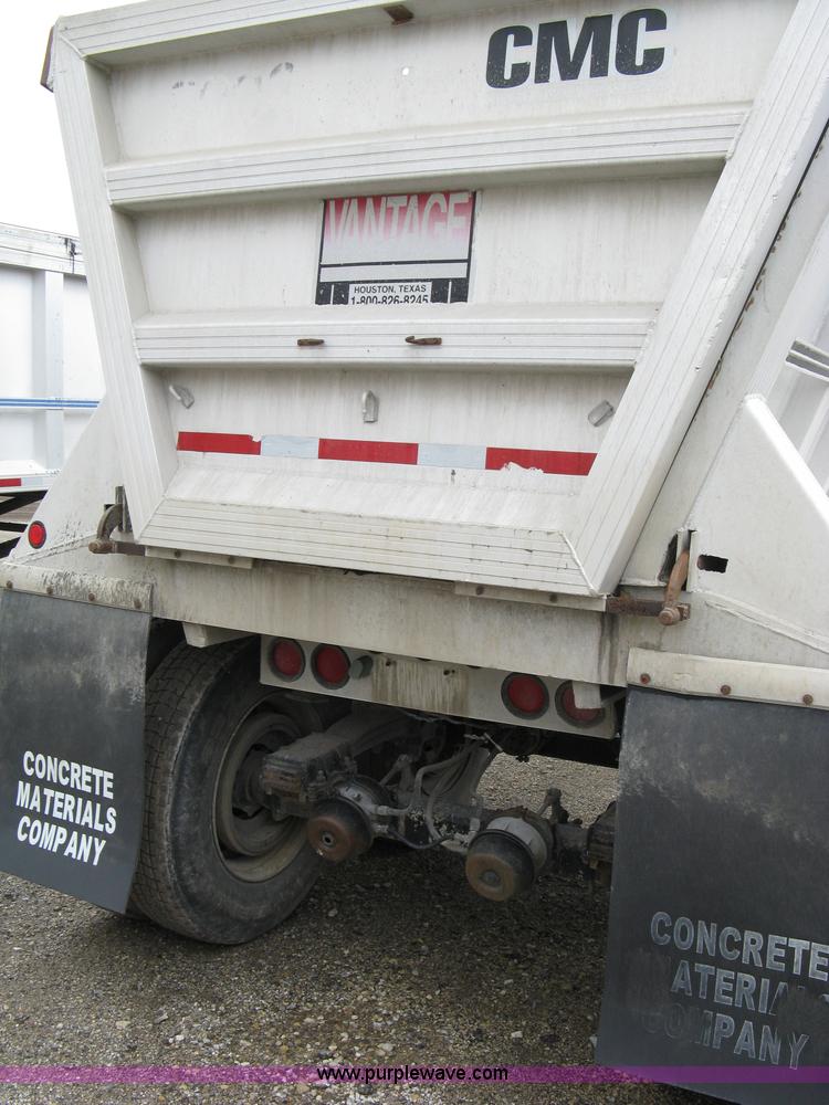 image for item 5088 1994 Vantage SV-102 27' aluminum V-body end dump trailer