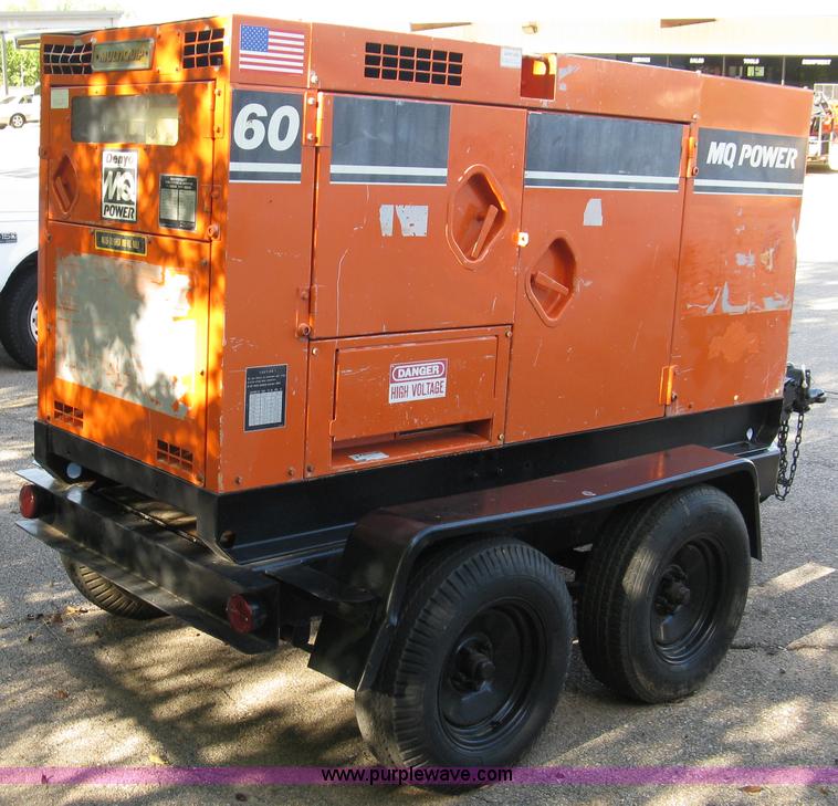 image for item 5094 Multi Quip Whisperwatt MQ Power 60 mobile generator