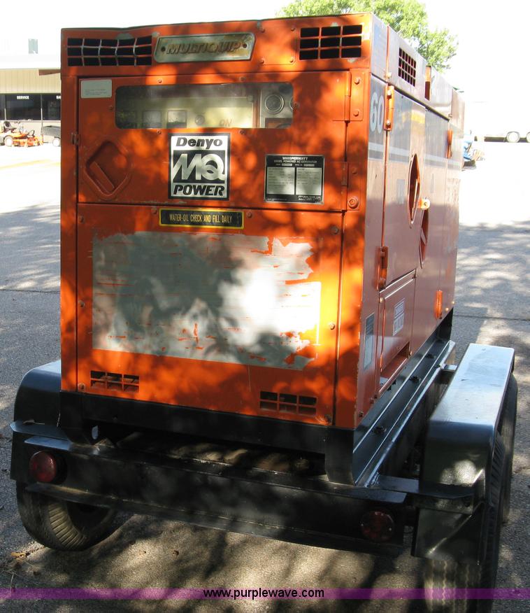 image for item 5094 Multi Quip Whisperwatt MQ Power 60 mobile generator