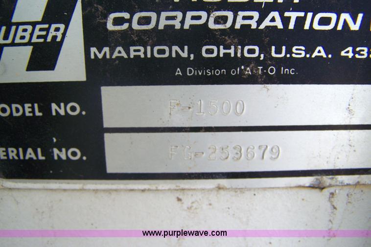 image for item 6011 Huber FJ50 motor grader