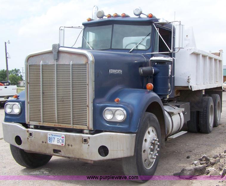 image for item 6013 1977 Kenworth W900A dump truck