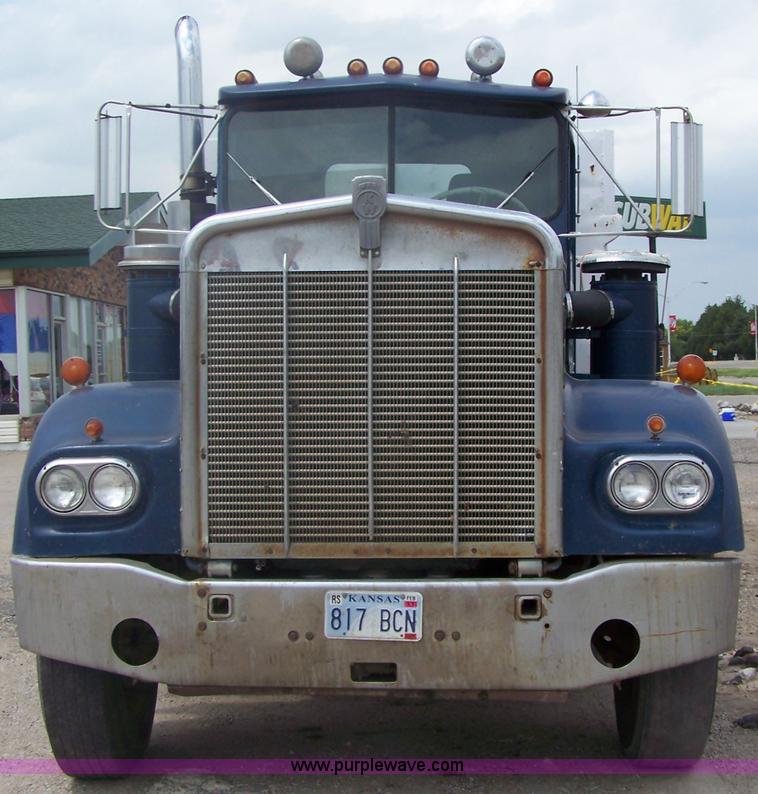 image for item 6013 1977 Kenworth W900A dump truck