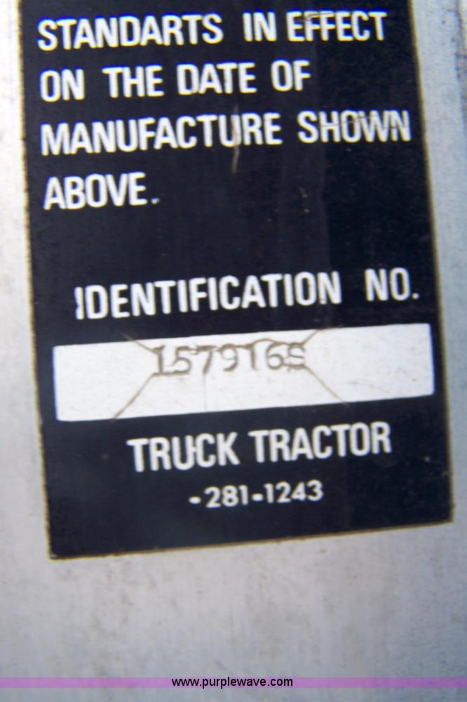 image for item 6013 1977 Kenworth W900A dump truck