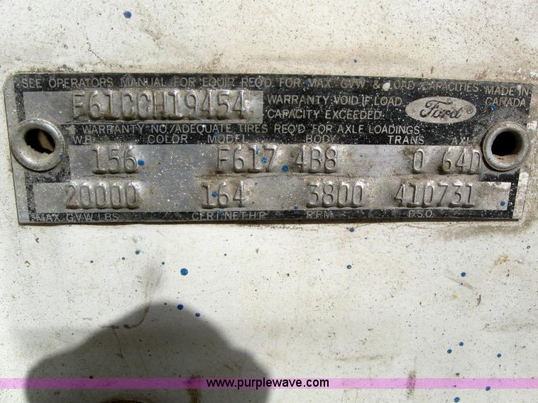 image for item 6131 1970 Ford 600 bucket truck