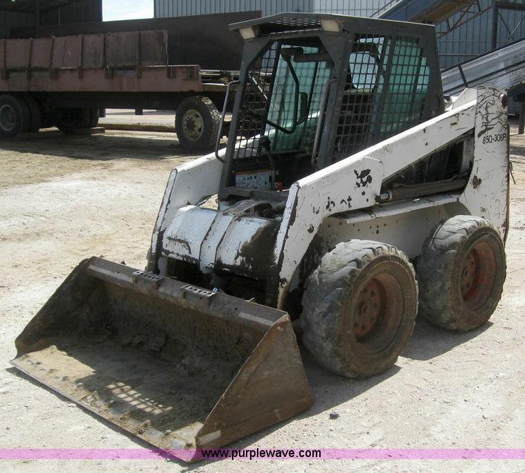 image for item 6132 1996 Bobcat 763 skid steer