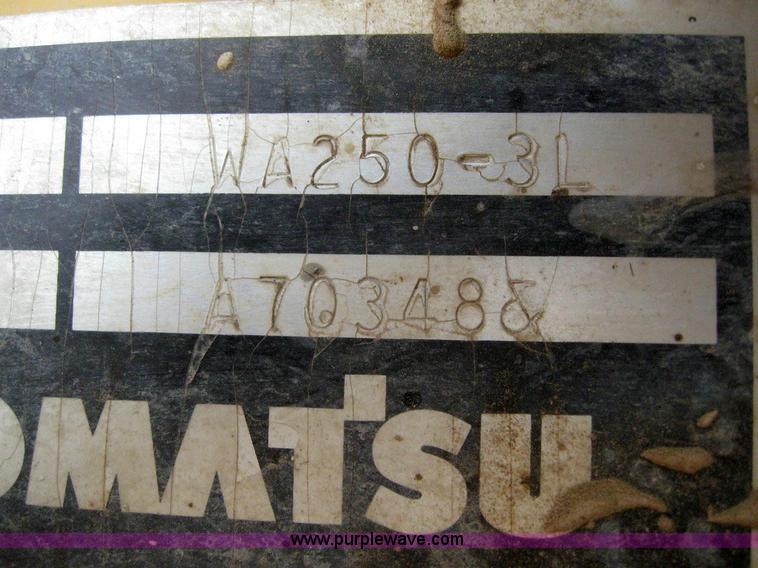 image for item 6133 1999 Komatsu WA250-3L wheel loader