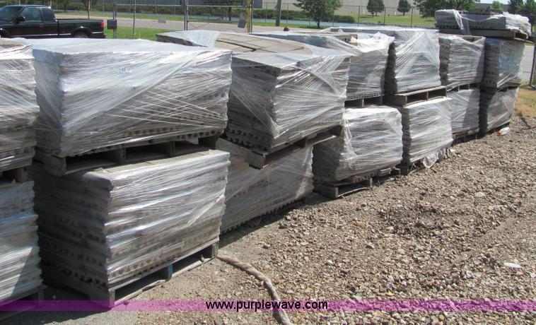 image for item 6726 (12) pallets of concrete roofing tiles