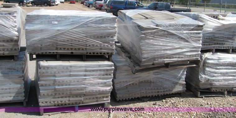 image for item 6726 (12) pallets of concrete roofing tiles