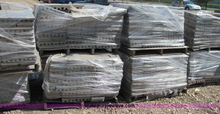 image for item 6726 (12) pallets of concrete roofing tiles