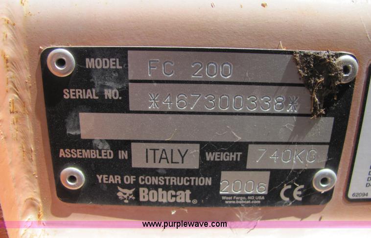 image for item 6793 2006 Bobcat FC200 flail mower