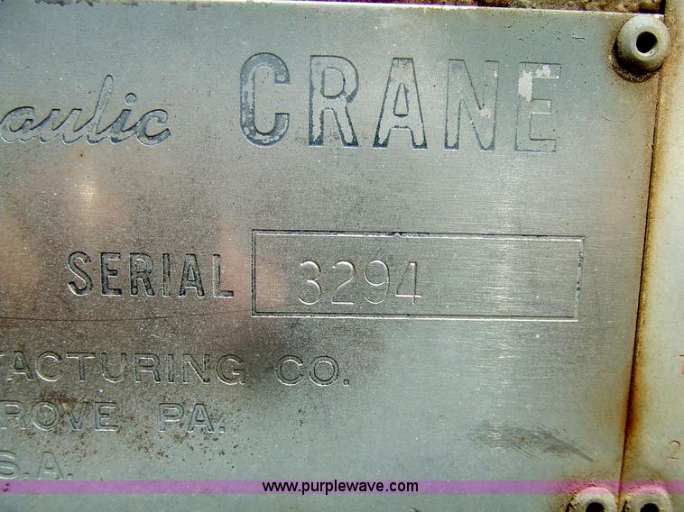 image for item 7105 1968 Grove TD-150 15 ton truck crane