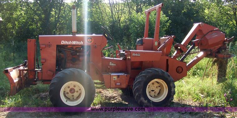 1980 Ditch Witch R40 trencher in Wamego, KS | Item 7122 sold | Purple Wave