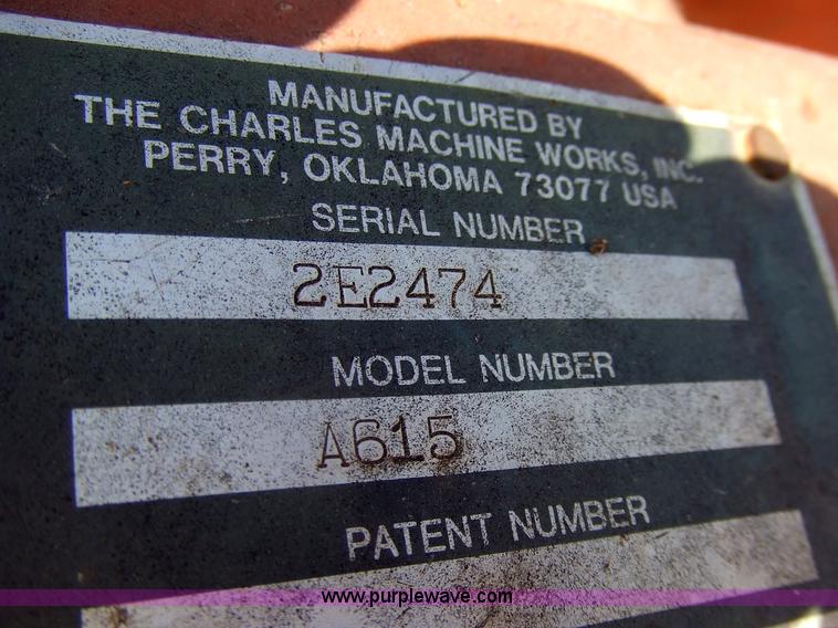 image for item 7124 1991 Ditch Witch 6510 trencher