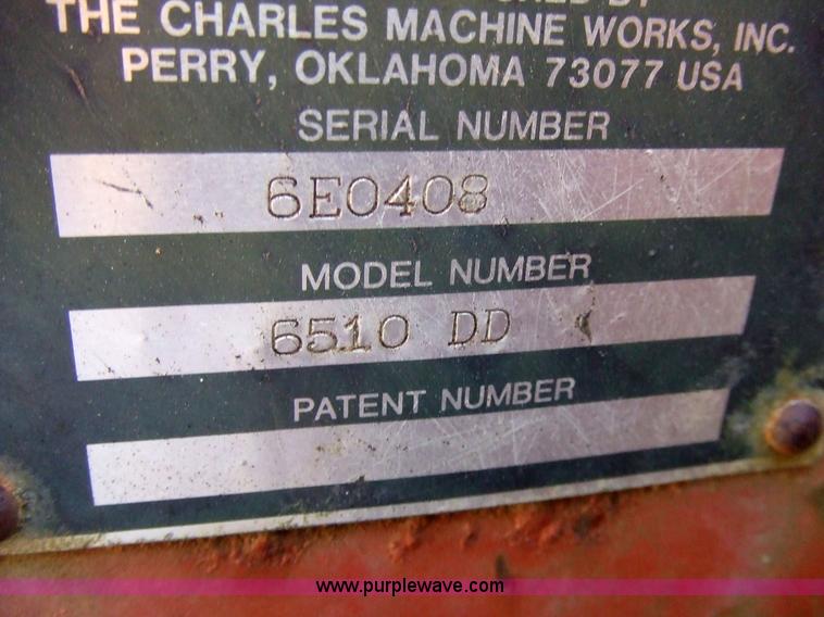 image for item 7124 1991 Ditch Witch 6510 trencher